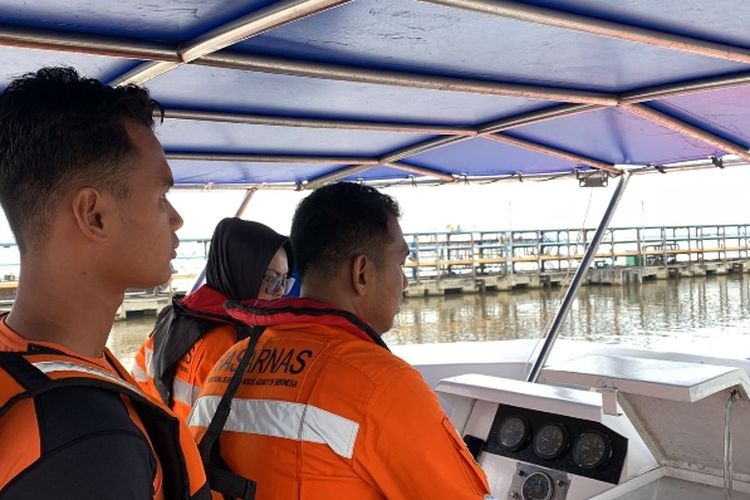 Kru Kapal Rusia Jatuh di Laut Selat Malaka Bengkalis, Tim SAR Lakukan Pencarian